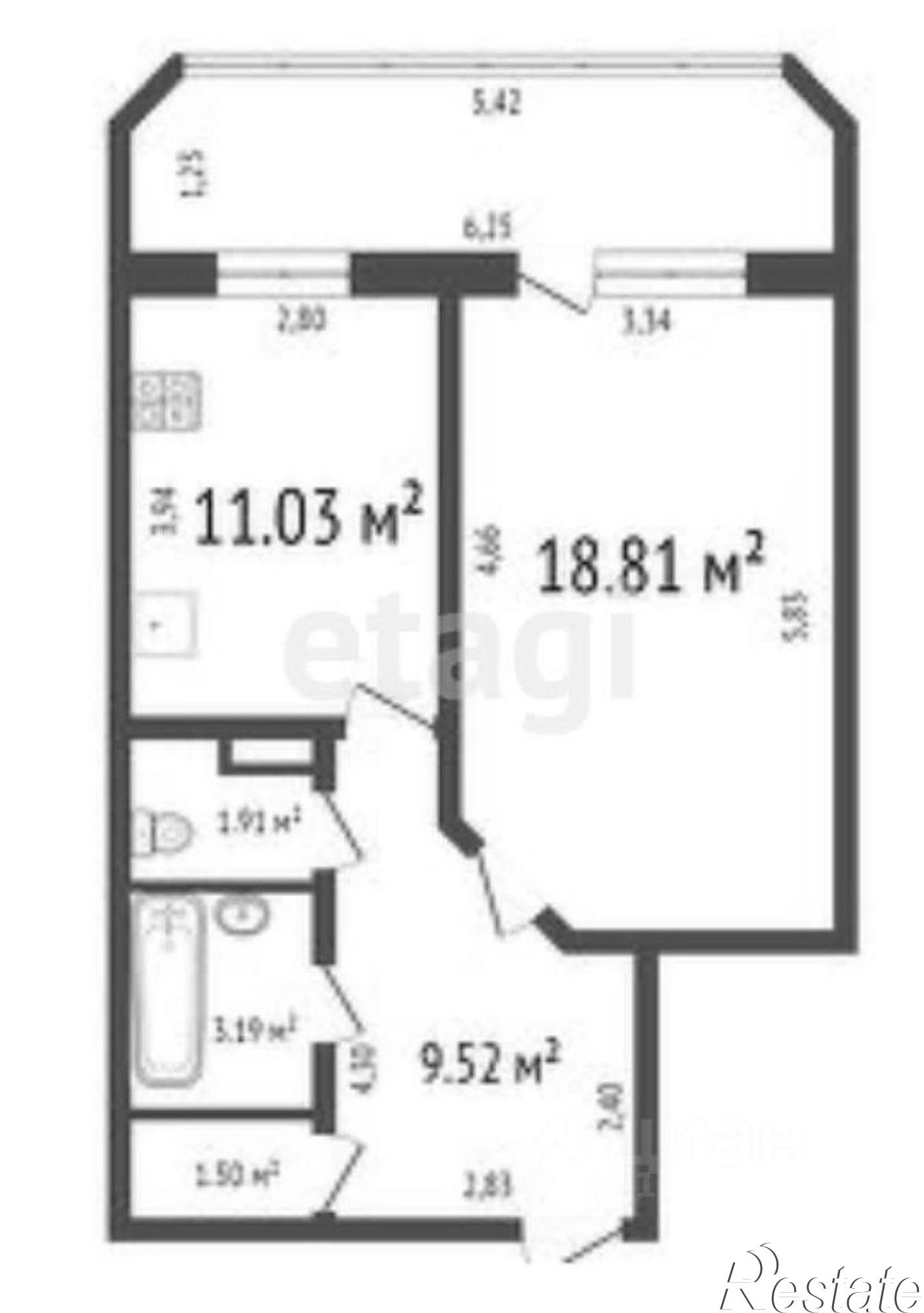 Купить квартиру за 5 450 000 рублей