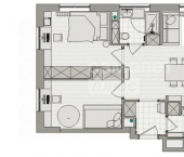 2-комн, 42кв м, этаж 13/24 ул Александра Невского, 2И