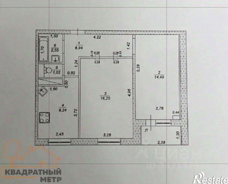 2-комн квартира Димитровград городской округ